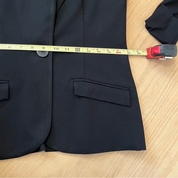 NWT Miik Siena Black Single Button Rayon From Bamboo Blazer - Picture 6 of 11